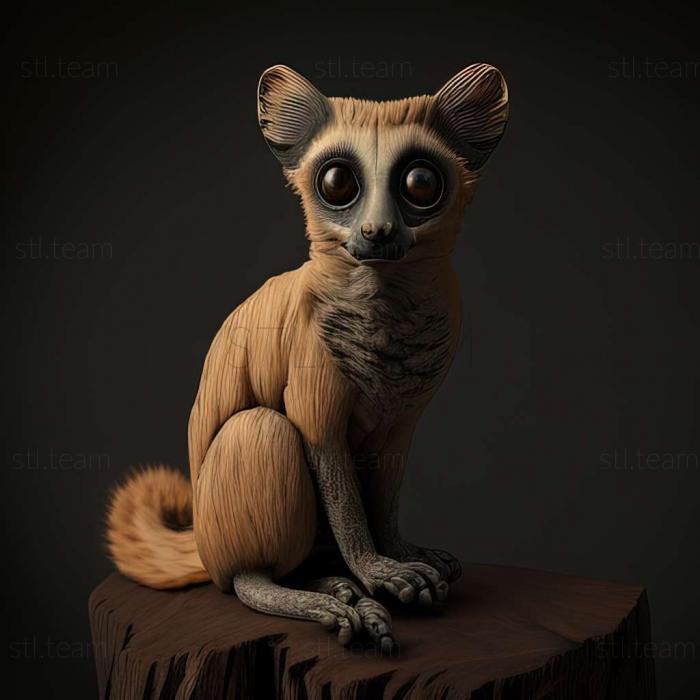 3D model Cat Lemur (STL)